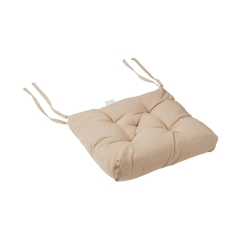 Poduszka na krzesło Luck beżowa 40 x 40 x 6 cm Inspire