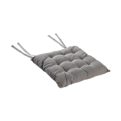 Poduszka na krzesło Popy szara 38 x 38 x 5 cm