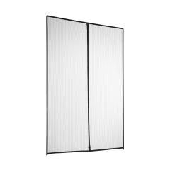Moskitiera na drzwi 150x230 cm Czarna na magnes Artens