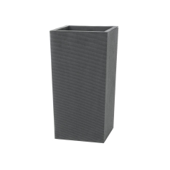 Donica HORIZON ECO 34 x 34 x 66 cm szara TIERRA VERDE