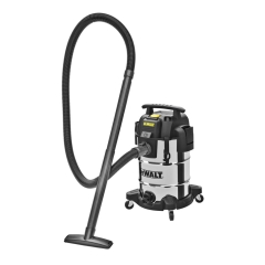 Odkurzacz roboczy przemysłowy DEWALT 30l stalowy
