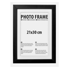Ramka fotograficzna czarna 21x30cm do zawieszenia