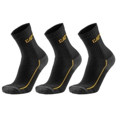 Skarpety robocze 3 pary 43-46 Caterpillar CAT duże męskie do kostki mocne