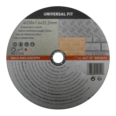 Tarcza do cięcia Universal fit multifunkcyjna 230 x 1,6 mm