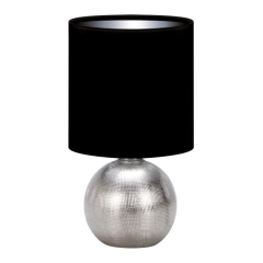 Lampa stołowa Struhm Perlo 1 x 40 W E14 silver