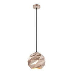 Lampa wisząca Palermo 1 x 40 W E27 rozmiar M złota