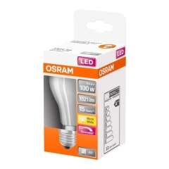 Żarówka LED A100 E27 12 W 1521 lm mleczna barwa ciepła DIM