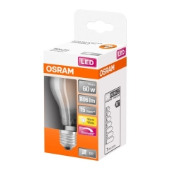 Żarówka LED E27 7 W 806 lm mleczna barwa ciepła DIM