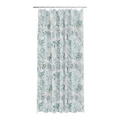 Zasłonka prysznicowa GoodHome Nassua 180 x 200 cm zielone liście