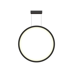 Lampa wisząca Mirror IP44 czarna 60 cm LED Light Prestige