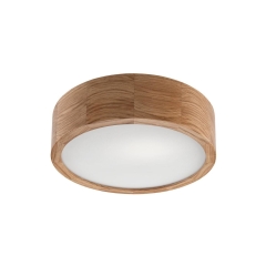 Plafon Eveline dąb 27 cm E27 Lamkur