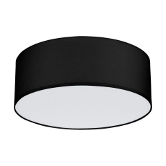 Plafon RONDO 40 cm czarny E27 TK LIGHTING