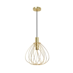 Lampa wisząca Merone mosiądz E27 Inspire