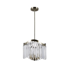 Lampa wisząca Sabriga srebrna patyna 3 x E14 Italux