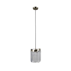 Lampa wisząca Sabriga srebrna patyna E14 Italux