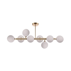Lampa wisząca Dorado złota 8 x E14 Light Prestige
