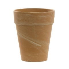 Doniczka gliniana 21 cm beżowa PROSTA XL CERMAX