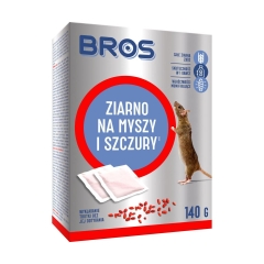Środek na myszy, szczury 140 g BROS