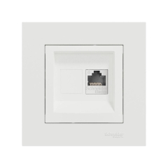 Gniazdo RJ45 MILUZ ED Biały SCHNEIDER ELECTRIC