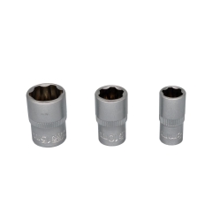 Zestaw nasadek 1/4" 3 szt. Dexter
