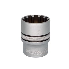 Nasadka spline 24 mm 1/2" CRV Dexter Pro