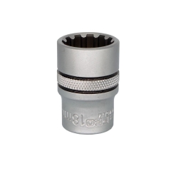 Nasadka spline 18 mm 1/2" CRV Dexter Pro