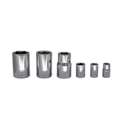 Zestaw nasadek HEX 1/2" 1/4" 6 szt.