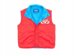 *A UCLA Track Field Mens Vest Warmed Red size M