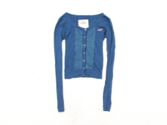 G Hollister Mens Sweater Buttons Dark Blue S