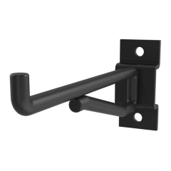 Hak do szyny Rand podwójny M czarny mat