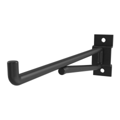 Hak do szyny Rand podwójny L czarny mat