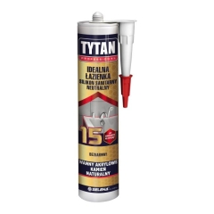 Silikon sanitarny Tytan bezbarwny 280 ml