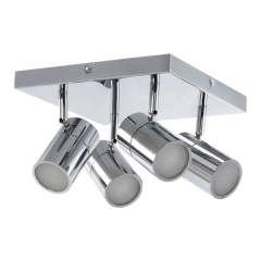 Plafon Tellot 4xGU10 IP44 chrom