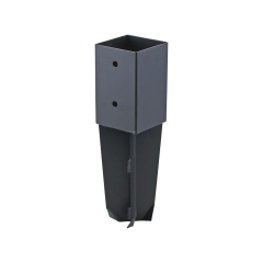 Wspornik słupka betonowany 7 x 7 cm Suki Plug-in antracyt