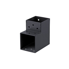 Łącznik do drewna narożnik 9 x 9 cm 90 st. 2-końce Suki Plug-in antracyt