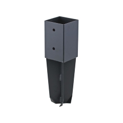 Wspornik słupka betonowany 9 x 9 cm Suki Plug-in antracyt