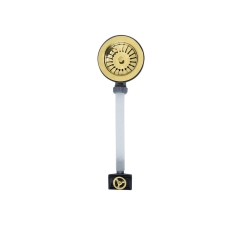 Spust 90 mm z przelewem GL0027 złoty GERMANLINE