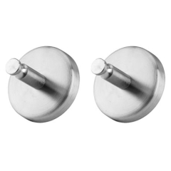 Wieszaki łazienkowe 2 szt. INOX mat