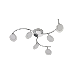 Lampa sufitowa Loob 630 lm chrom 6 x LED Inspire