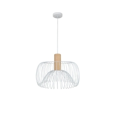 Lampa wisząca Anemone biała E27 Inspire