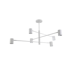 Lampa sufitowa Snow biała 6 x GU10 Light Prestige