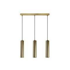 Lampa wisząca Napoli złota 3 x GU10 Polux
