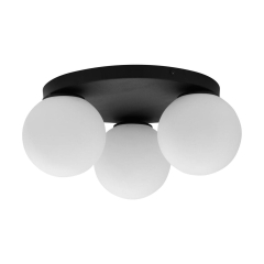 Lampa sufitowa Maxi czarno-biała 3 x E27 TK Lighting