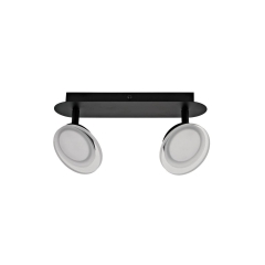 Listwa reflektorowa Loob 1320 lm czarna 2 x LED Inspire
