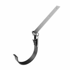 Bryza Hak rynnowy metalowy regulowany 75 mm grafit