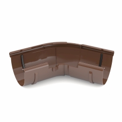 Bryza Narożnik zew. regulowany 125 mm PVC brąz