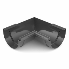 Bryza Narożnik wew. 75 mm PVC grafit