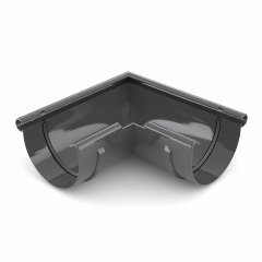 Bryza Narożnik zew. 75 mm PVC grafit