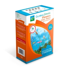 Global Grass Mieszanka traw z kwiatami Flowers - grass - nature 1 kg
