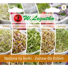 Legutko Kolekcja nasion na kiełki dla kobiet 18,00g
